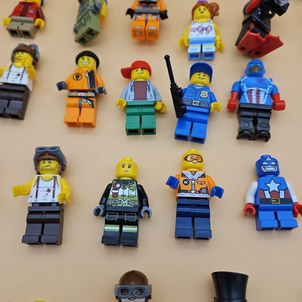 Lot Of 38 Lego Minifigures Minifigs Collection Spiderman Star Wars Minecraft